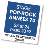 Stage Pop Rock 2019 - A vous de jouerpRockAnnees70