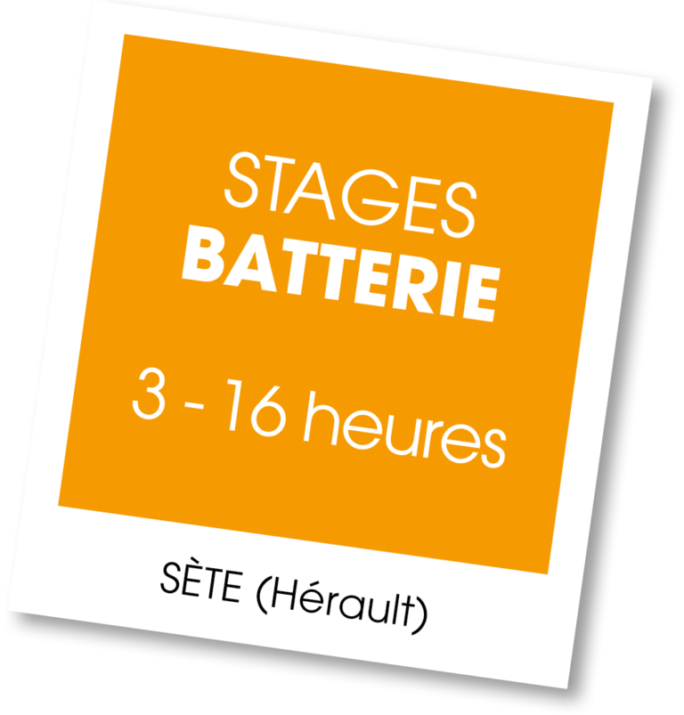 Stages de Batterie - 2022-23