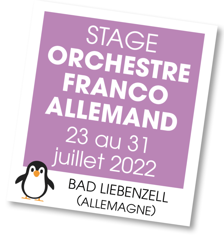 Stage d'orchestre franco-allemand - été 2022