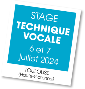 Stage technique vocale, juillet 2024