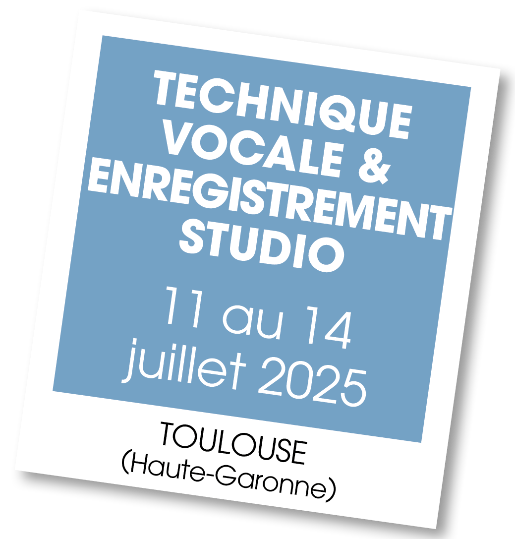 Lire la suite à propos de l’article 20250711 – Stage Technique vocale & Enregistrement individuel en studio – juillet 2025