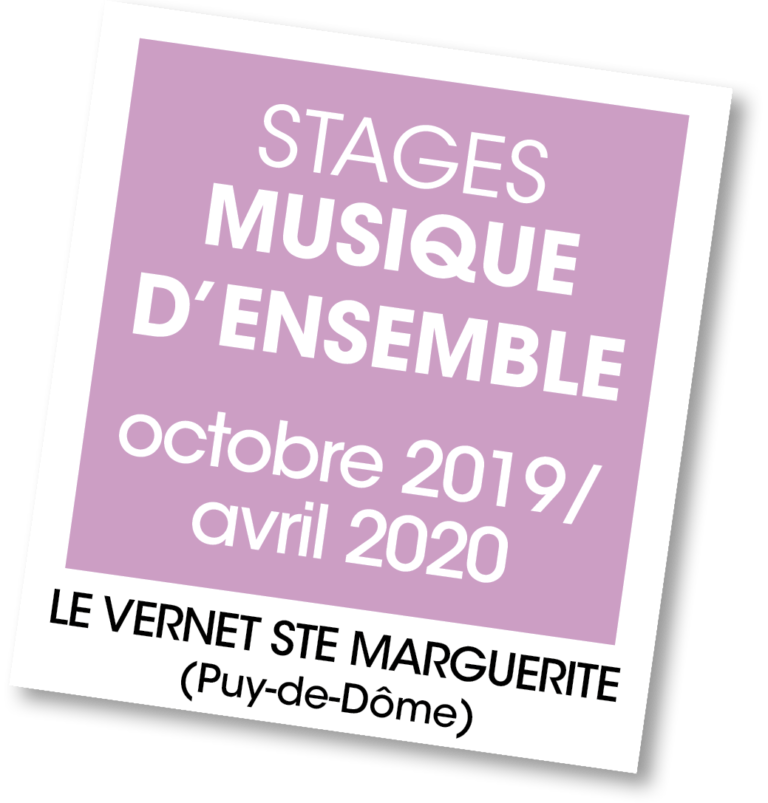 Stages musique d'ensemble - A vous de jouer