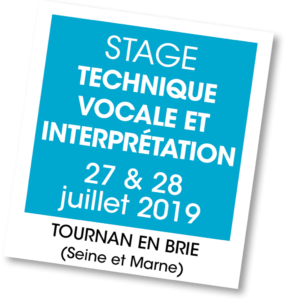 Stage technique vocale - A vous de jouer