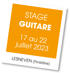 Stage Guitare à Lesneven - juillet 2023