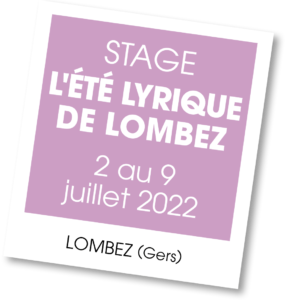 Stage de chant lyrique à Lombez - été 2022