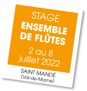 Stage de flûtes à Saint Mandé - été 2022