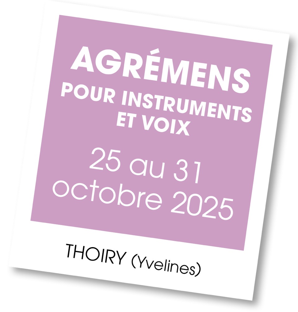 Lire la suite à propos de l’article 20251025 – Stage Agrémens – octobre 2025