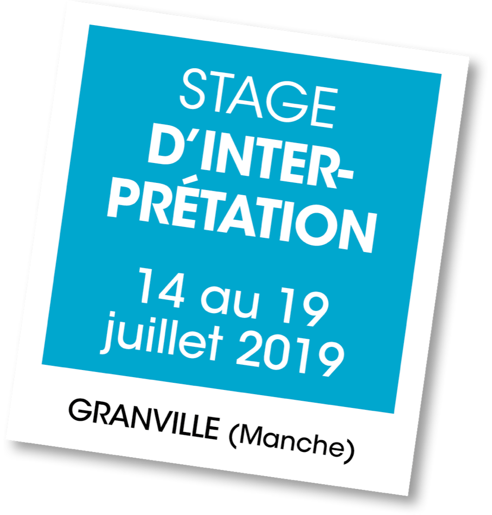 Stage d'interprétation - A vous de jouer