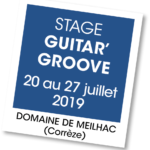 Stage Guitar Groove - été 2019