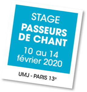 Passeurs de chant : chanter et faire chanter - A vous de jouer