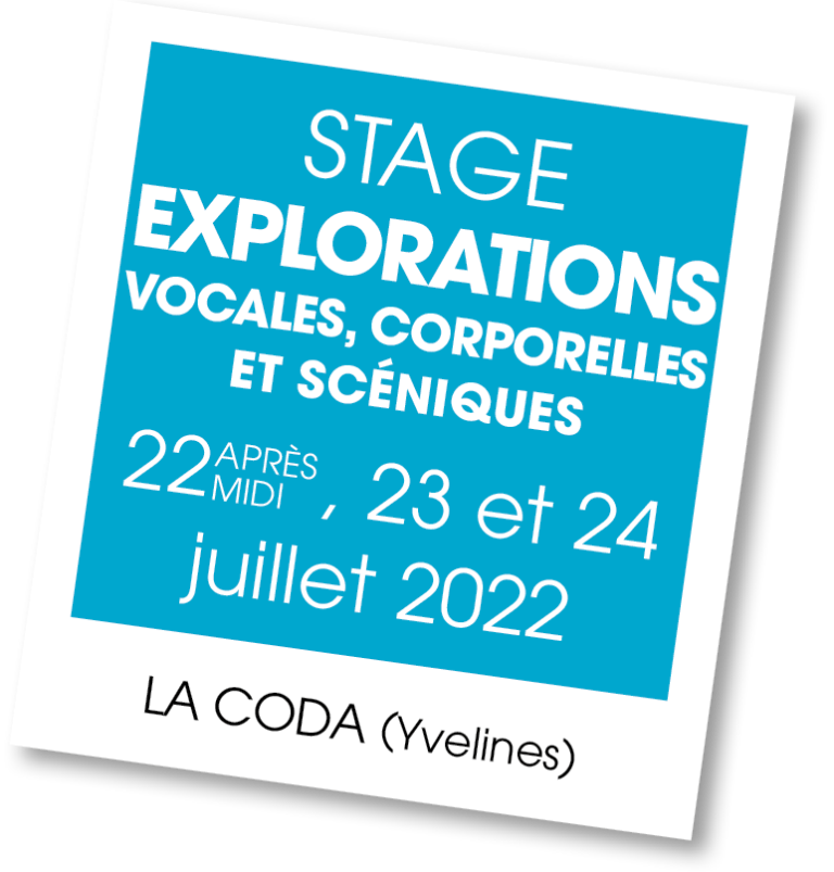 Stage de chant avec Nathalie Milon et Bénédicte Le Lay juillet 2022