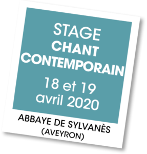 Stage de Chant Contemporain