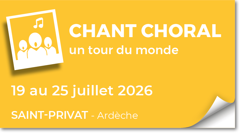 Lire la suite à propos de l’article 20260719 – Stage de chant choral : un tour du monde – juillet 2026