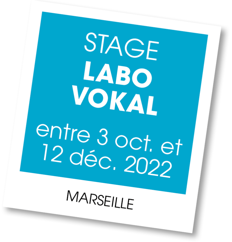 Stage Labo Vokal avec Emmanuel Pesnot oct-déc 2022