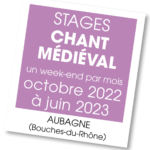 20230501 – Stages chant médiéval – 2022-23