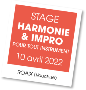 Stage d'Harmonie et Improvisation avec Philippe Seignez - avril 2022