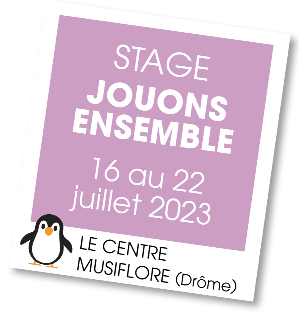 Lire la suite à propos de l’article 20230716 – Stage Jouons ensemble – juillet 2023