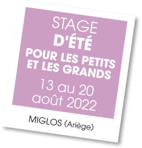 Stage d'été pour les petits et les grands - août 2022