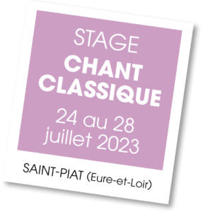 Stage Chant Classique à St Piat - juillet 2023