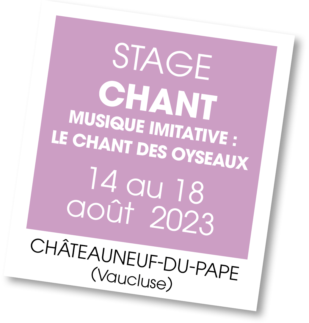 Lire la suite à propos de l’article 20230814 – Stage chant « musique imitative » – août 2023