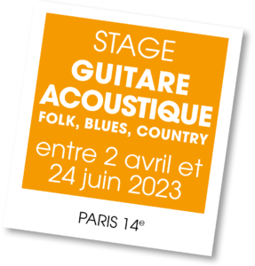 Stage Guitare Acoustique - avril 2023
