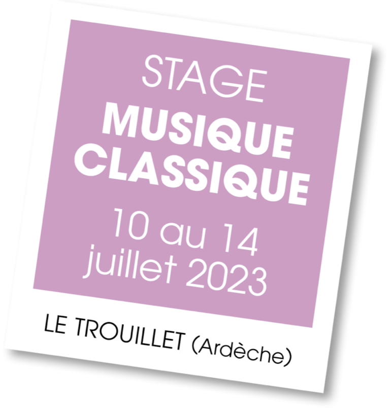 Stage Chant Classique à Le Trouillet - juillet 2023