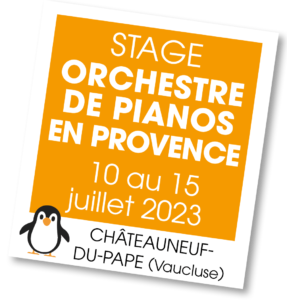 Stage Orchestre Pianos en Provence - juillet 2023