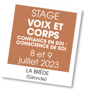 Stage Voix et Corps - juillet 2023