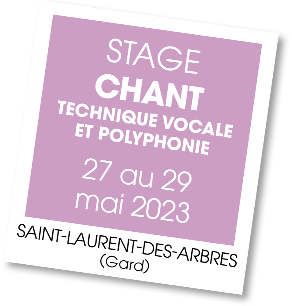 Lire la suite à propos de l’article 20230527 – Stage de chant – Technique vocale et polyphonie – mai 2023