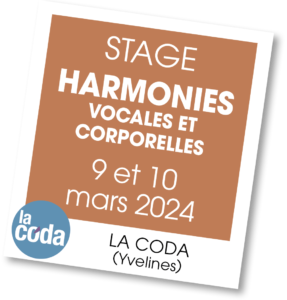 Stage harmonies vocales et corporelles - mars 2024