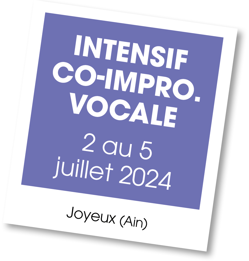 Lire la suite à propos de l’article 20240702 – Stage Intensif Co-Improvisation Vocale – juillet 2024