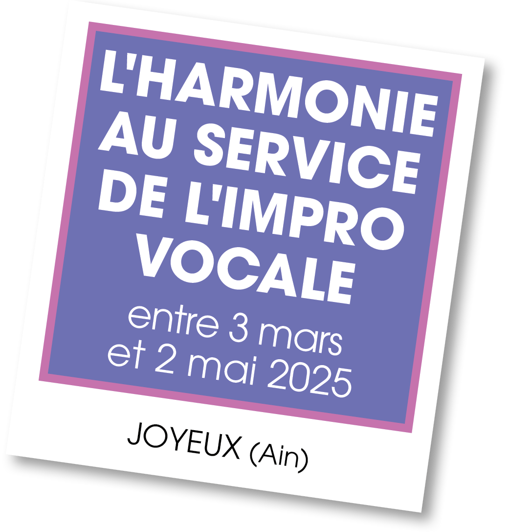 Lire la suite à propos de l’article 20250303 – Formation Harmonie au service de l’impro vocale – mars 2025