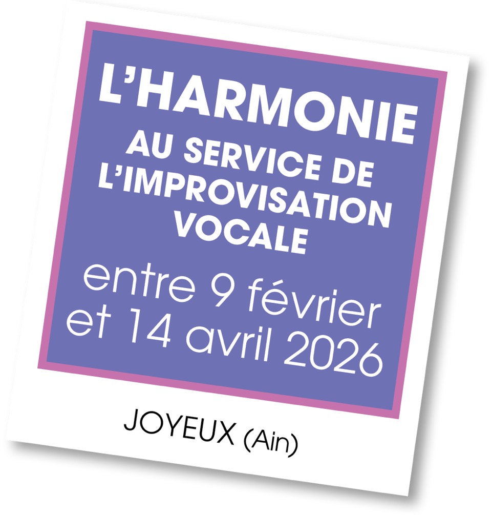 Lire la suite à propos de l’article 20260209 – Formation Harmonie au service de l’impro vocale – février 2026