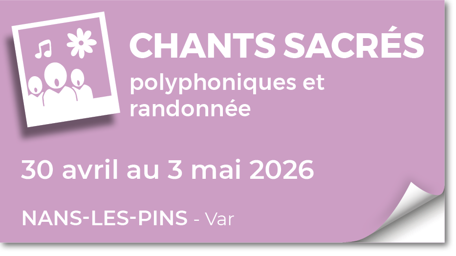 Lire la suite à propos de l’article 20260430 – Chants sacrés en polyphonies et randonnée – avril 2026