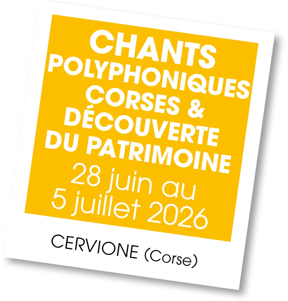 Lire la suite à propos de l’article 20260628 – CHANTS POLYPHONIQUES CORSES ET DÉCOUVERTE DU PATRIMOINE – juin 2026