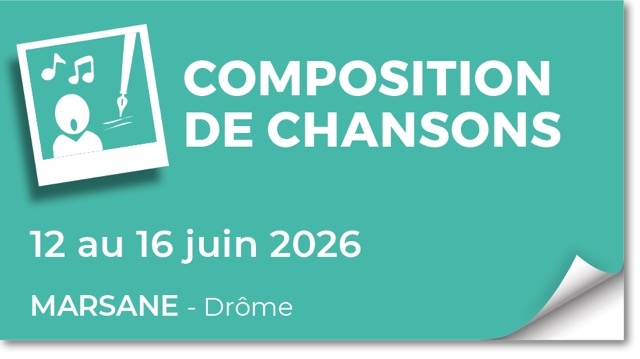 Lire la suite à propos de l’article 20260612 – Stage Composition de chansons – juin 2026