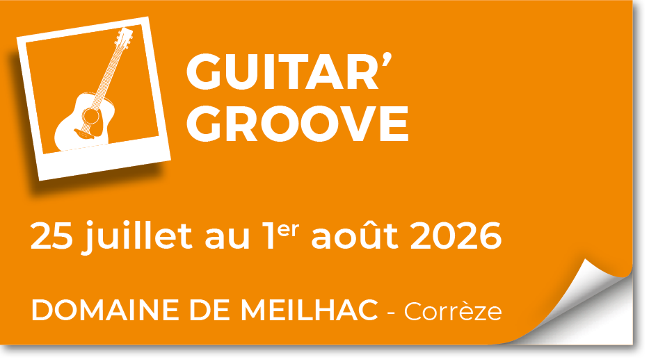 Lire la suite à propos de l’article 20260725 – Stage Guitar’Groove – juillet 2026