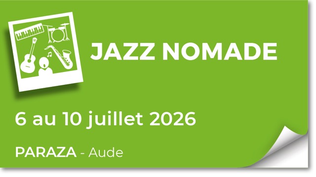 Lire la suite à propos de l’article 20260706 – Stage Jazz Nomade – juillet 2026