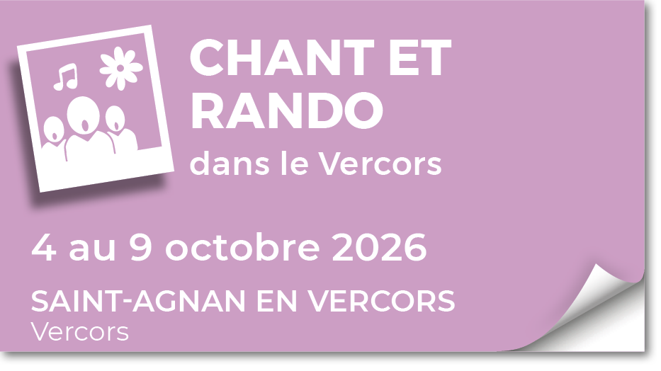Lire la suite à propos de l’article 20261004 – Stage Chant et Rando dans le Vercors – octobre 2026