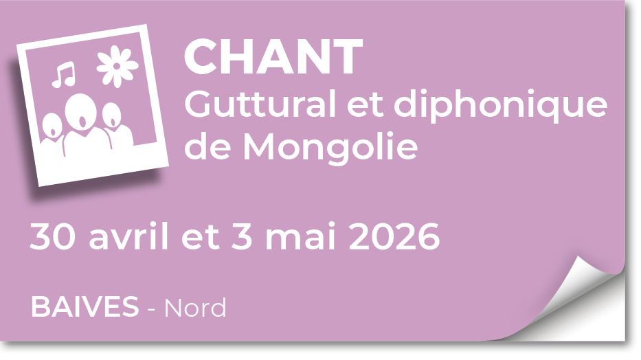 Lire la suite à propos de l’article 20260430 – Chant Guttural et Diphonique de Mongolie – Avril 2026