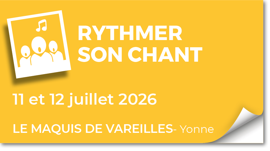 Lire la suite à propos de l’article 20260711 – Stage Rythmer son chant – juillet 2026