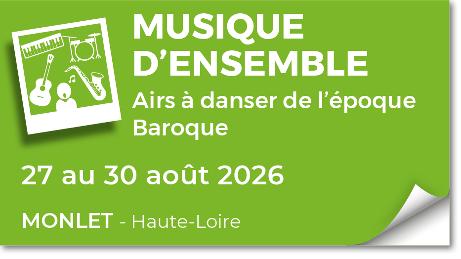 Lire la suite à propos de l’article 20260827 – Stage musique d’ensemble – Airs à danser de l’époque Baroque – août 2026