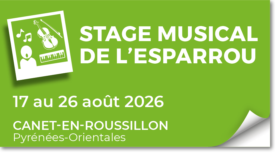 Lire la suite à propos de l’article 20260817 – Stage musical de l’Esparrou – août 2026