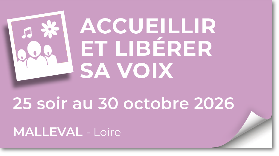 Lire la suite à propos de l’article 20261025 – Accueillir et libérer sa voix – Octobre 2026