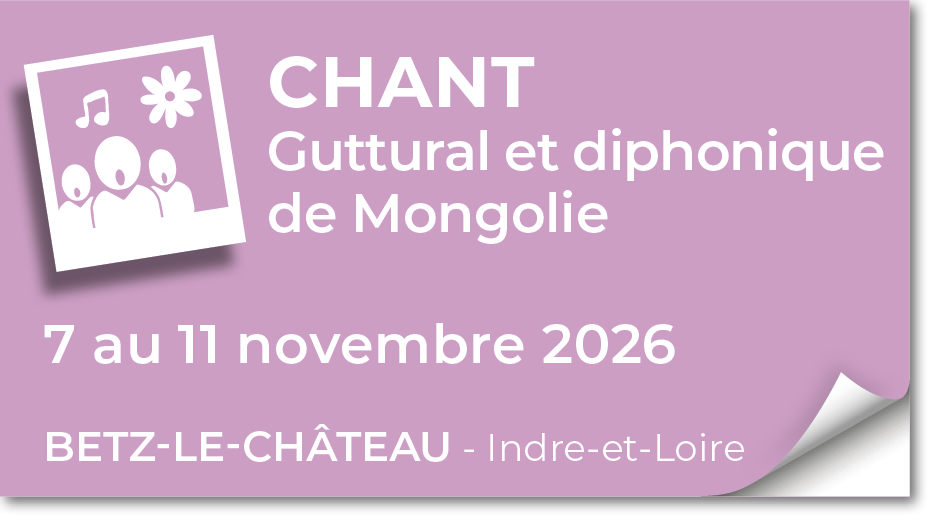 Lire la suite à propos de l’article 20261107 – Chant Guttural et Diphonique de Mongolie – Novembre 2026